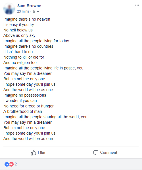 Imagine Lyrics Google  Imagine lyrics, John lennon lyrics, Great song  lyrics