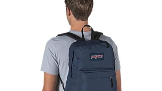 Person wearing jansport backpack